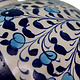 super large Multan ware Ceramic lamp base with islamic calligraphy blue and turquoise Iznik decoration بسم الله الرحمن الرحيم No: C