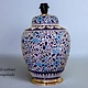 super large Multan ware Ceramic lamp base with islamic calligraphy blue and turquoise Iznik decoration اللهم صلي علي محمد وبارك وسلم No: 25A