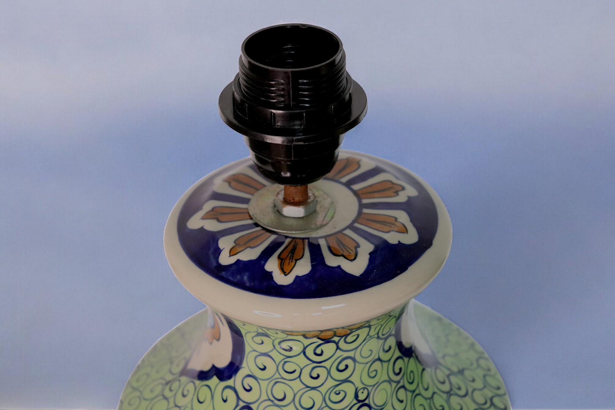 islamische handbemalte Keramik Lampenfuß aus Multan Iznik Lampe Nr:25B