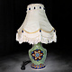super large Multan ware Ceramic lamp base with islamic calligraphy blue and turquoise Iznik decoration No:25B