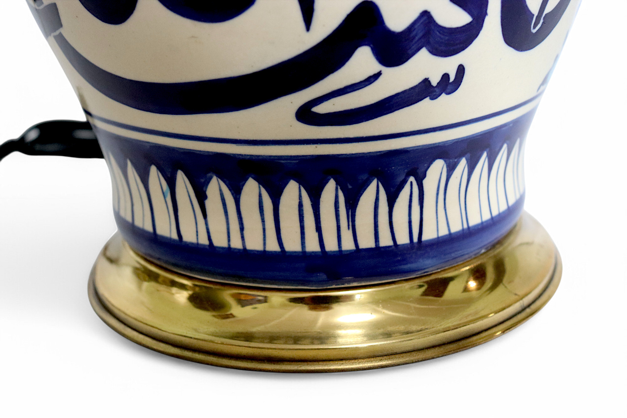 islamische handbemalte Keramik Lampenfuß aus Multan Iznik Lampe  ماشاالله Nr:25D