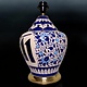 super large Multan ware Ceramic lamp base with islamic calligraphy blue and turquoise Iznik decoration الرحمن جل جلاله No:25F
