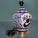 super large Multan ware Ceramic lamp base with islamic calligraphy blue and turquoise Iznik decoration الرحمن جل جلاله No:25F