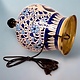 islamische handbemalte Keramik Lampenfuß aus Multan Iznik Lampe الرحمن جل جلاله Nr:25F