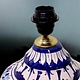 super large Multan ware Ceramic lamp base with islamic calligraphy blue and turquoise Iznik decoration الرحمن جل جلاله No:25F