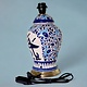 super large Multan ware Ceramic lamp base with islamic calligraphy blue and turquoise Iznik decoration  یاحی یا قیوم No:25G