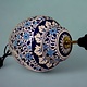 super large Multan ware Ceramic lamp base with islamic calligraphy blue and turquoise Iznik decoration الرحيم جل جلاله No:25J