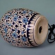 islamische handbemalte Keramik Lampenfuß aus Multan Iznik Lampe الرحيم جل جلاله Nr:25J