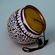super large Multan ware Ceramic lamp base with islamic calligraphy blue and turquoise Iznik decoration والله خير الرازقين No:25K