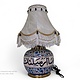 super large Multan ware Ceramic lamp base with islamic calligraphy blue and turquoise Iznik decoration وَمَا أَرْسَلْنَاكَ إِلَّا رَحْمَةً لِلْعَالَمِينَ No:25
