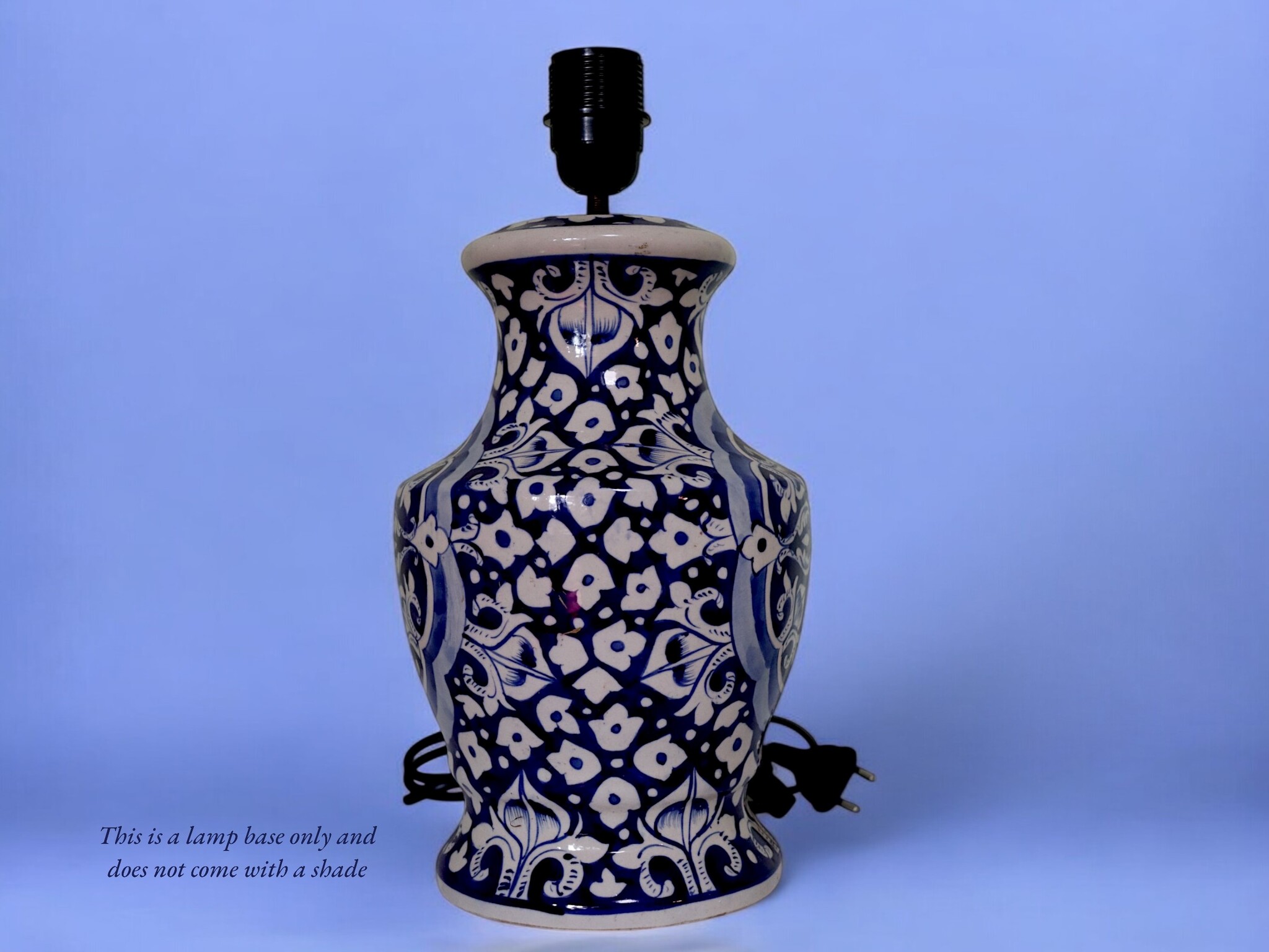 islamische handbemalte Keramik Lampenfuß aus Multan Iznik Lampe Nr:25P