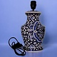 super large Multan ware Ceramic lamp base with islamic calligraphy blue and turquoise Iznik decoration No:25P
