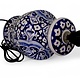 super large Multan ware Ceramic lamp base with islamic calligraphy blue and turquoise Iznik decoration No:25P