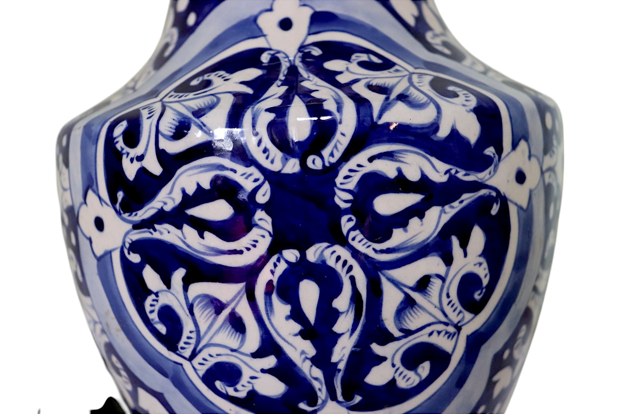 islamische handbemalte Keramik Lampenfuß aus Multan Iznik Lampe Nr:25P