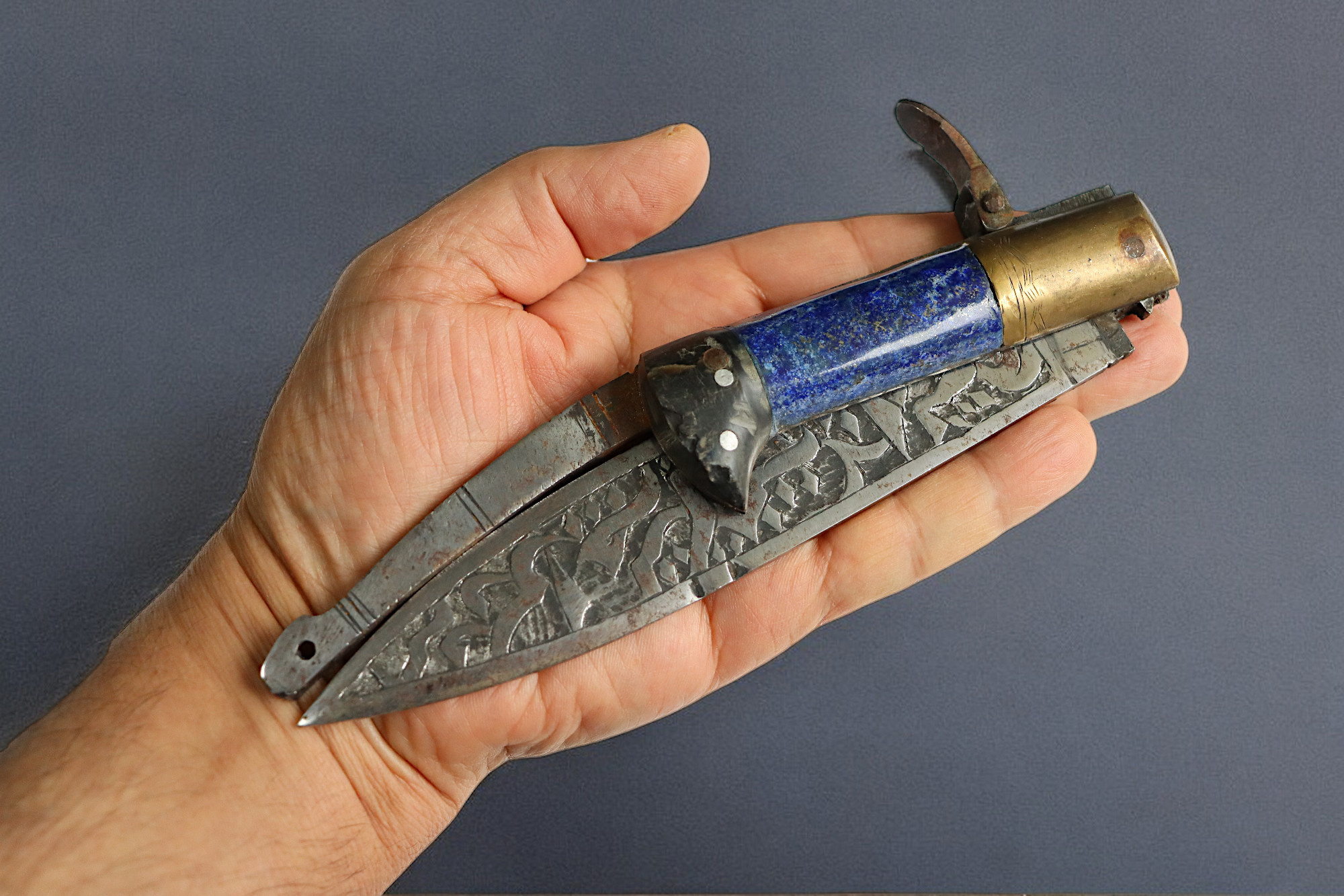 Afghan Knife lohar Straigh Blade Islamic Short Khyber sword Dagger jackknife No:25/C