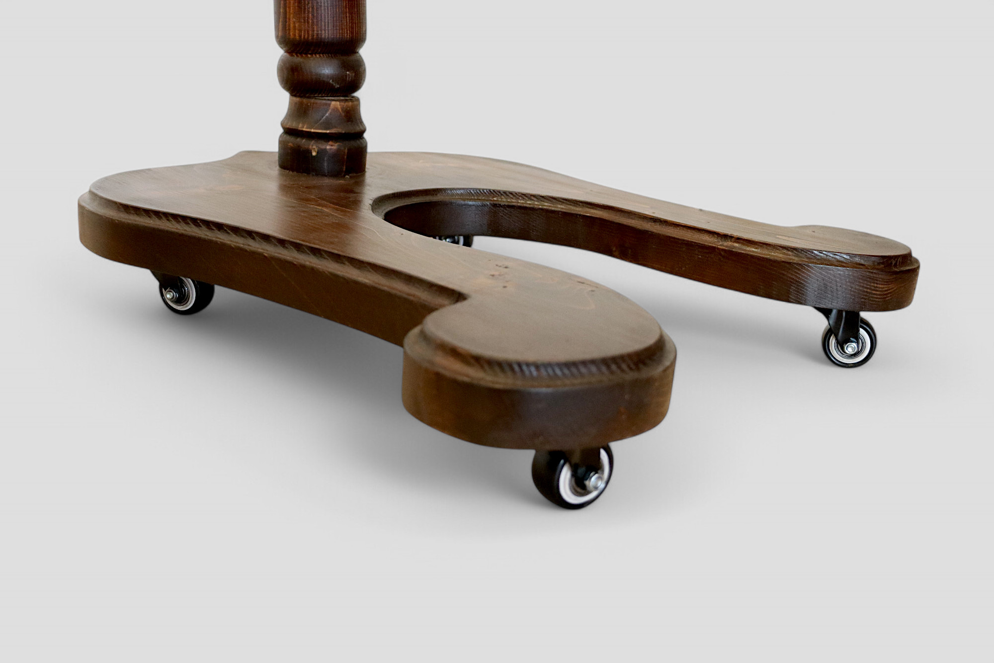 orient solid wood shirodhara ayurveda forehead head casting stand stood 25 (braun)