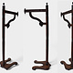 orient solid wood shirodhara ayurveda forehead head casting stand stood 25 (braun)