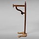 orient solid wood shirodhara ayurveda forehead head casting stand stood 25 (hellbraun)