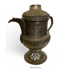 Antik orient Kupfer Teekanne Kanne um 19 J.h.Bukhara teapot Nr:HH1