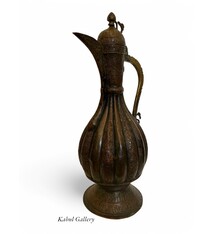 Antique Central Asian Brass Teapot Ewer 19th century Bukhara - Samarkand No:HH - 5