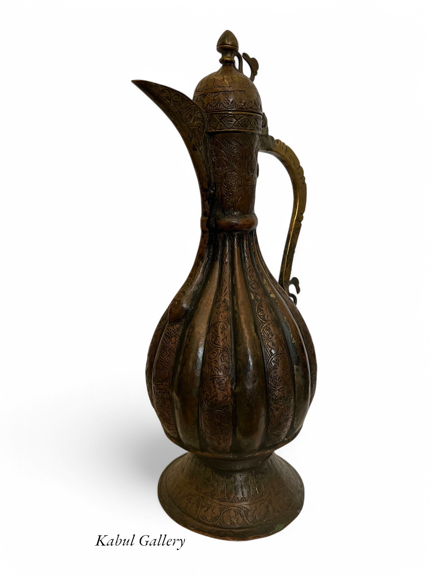 Antik orient Kupfer Teekanne Kanne um 19 J.h.Bukhara teapot Nr:HH - 5