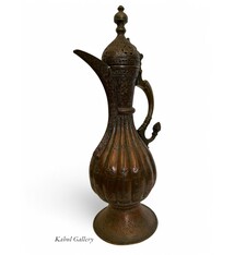 Antique Central Asian Brass Teapot Ewer 19th century Bukhara - Samarkand No:HH - 17