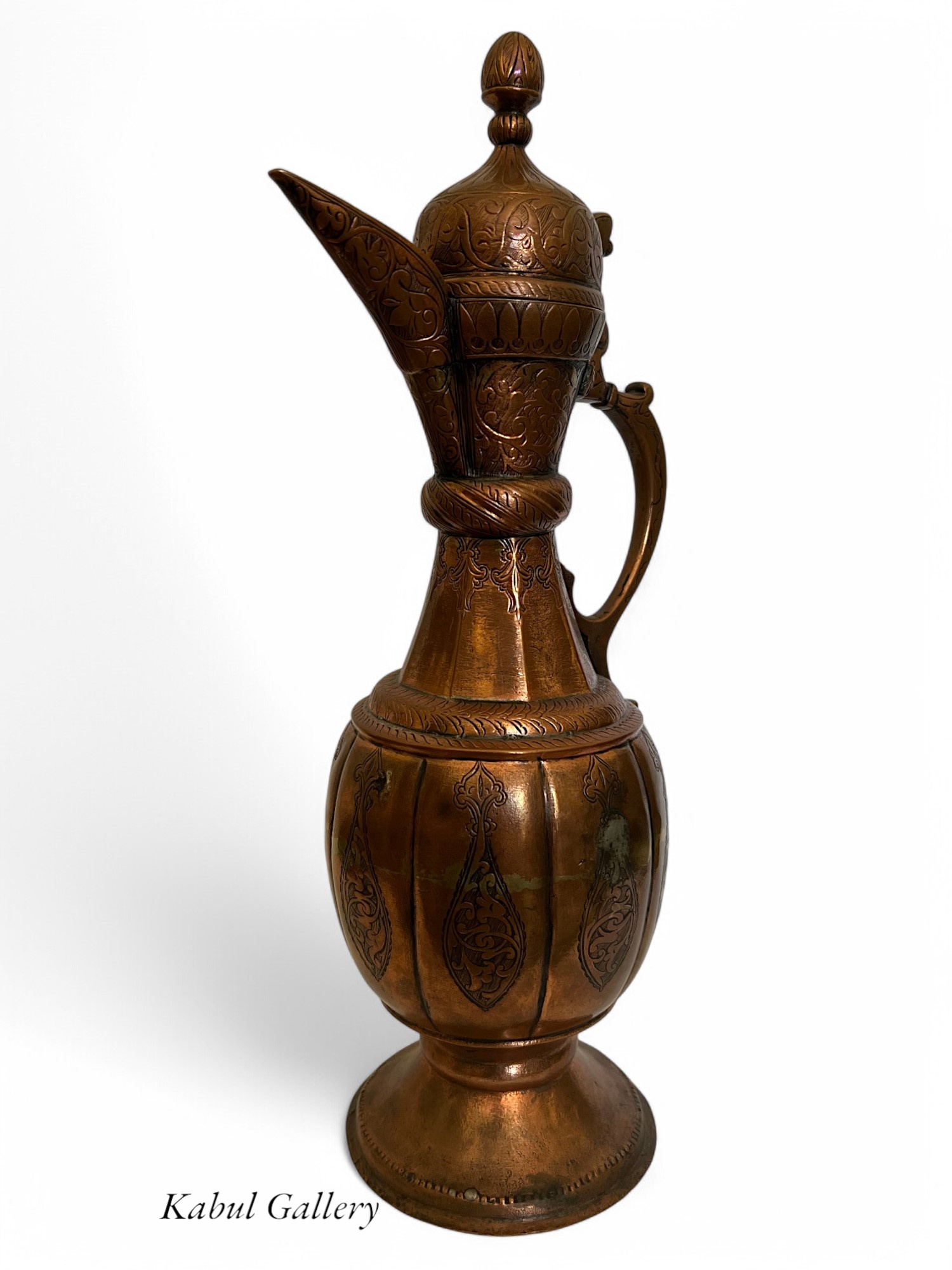 Antik orient Kupfer Teekanne Kanne um 19 J.h.Bukhara teapot Nr:HH - 18