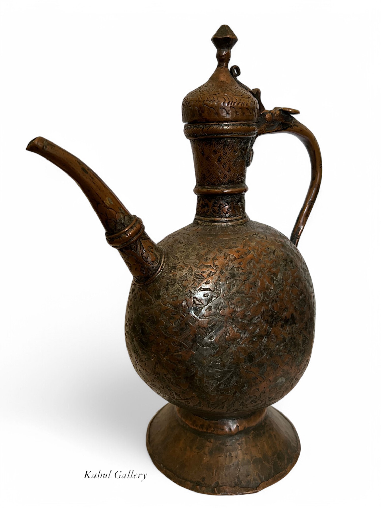 Antik orient Kupfer Teekanne Kanne um 19 J.h.Bukhara teapot Nr:HH - 23