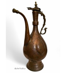 Antik orient Kupfer Teekanne Kanne um 19 J.h.Bukhara teapot Nr:HH - 24