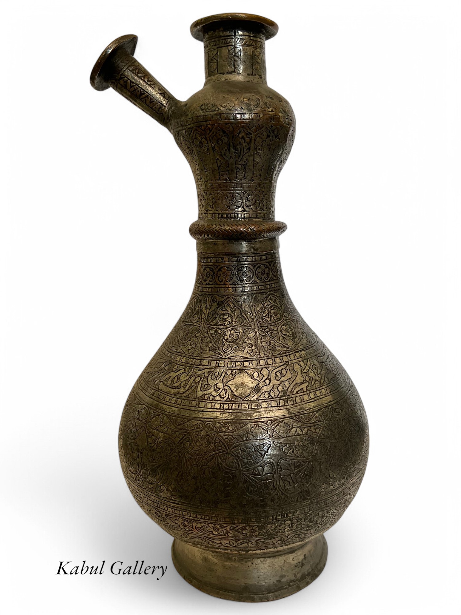 Antik orient Kupfer  Wasserpfeife um 19 J.h.Bukhara teapot Nr:HH -32