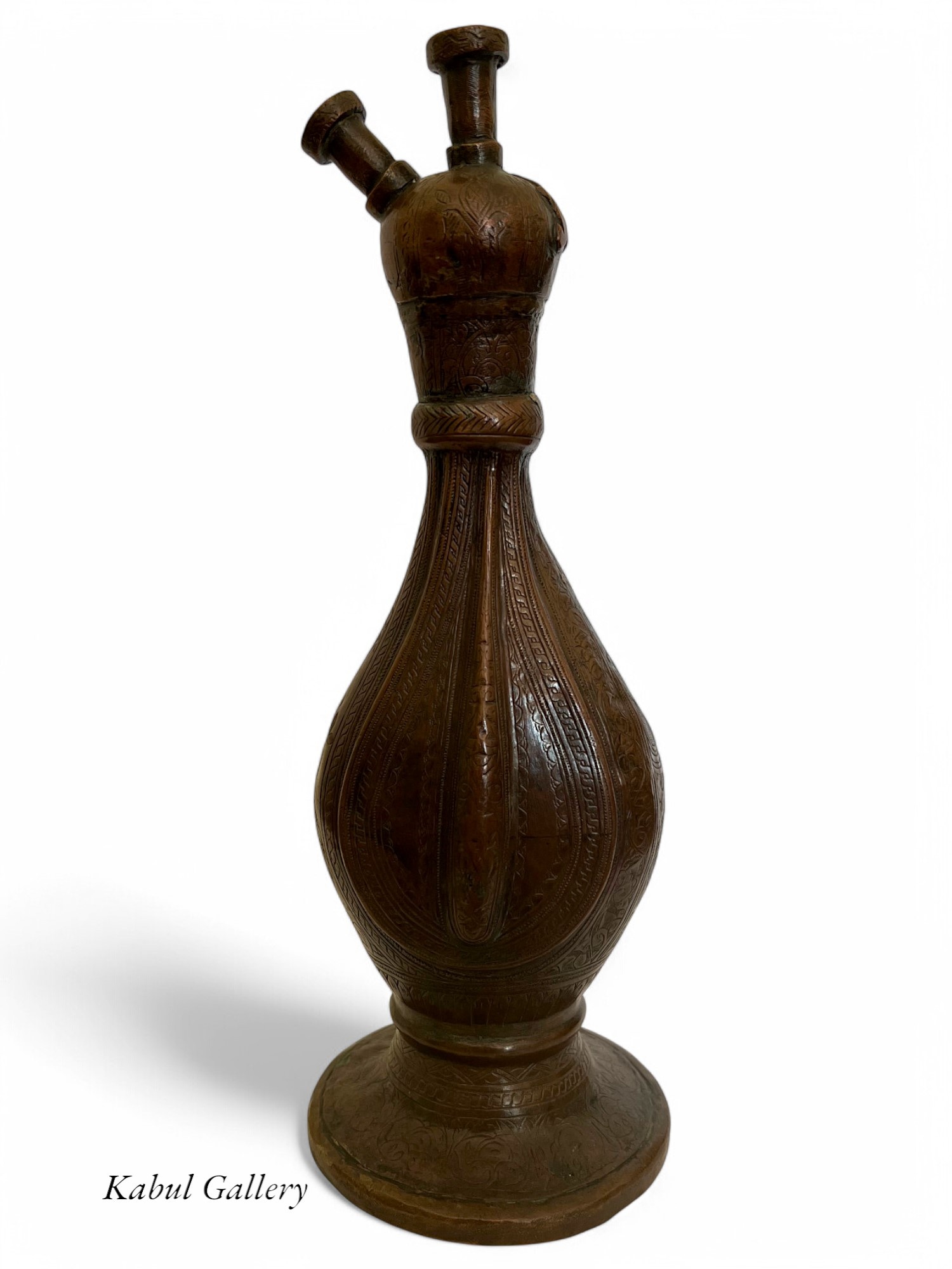 Antik orient Kupfer  Wasserpfeife um 19 J.h.Bukhara teapot Nr:HH - 33