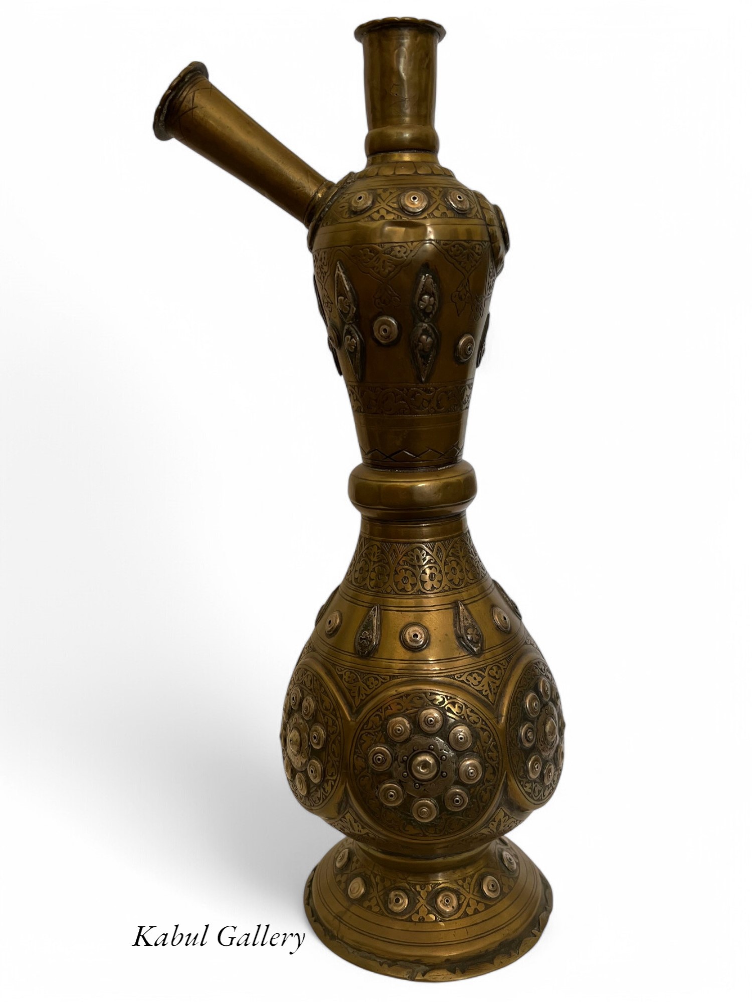 Antik orient Kupfer  Wasserpfeife um 19 J.h.Bukhara teapot Nr:HH - 34