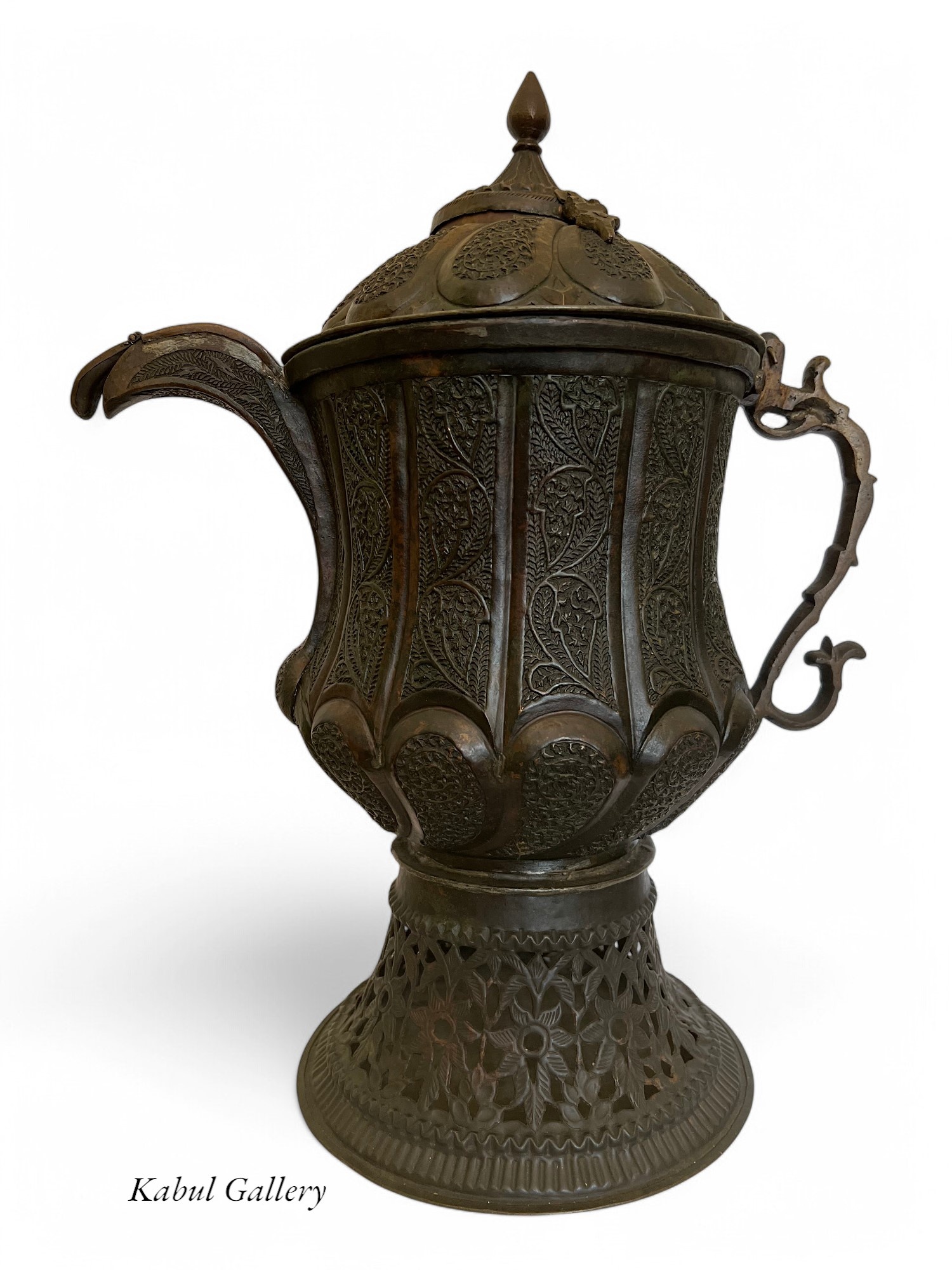 Antik orient Kupfer samowar Kanne um 19 J.h.Bukhara teapot Nr:HH - 38