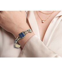 orient Nomaden Lapis Armband Neusilber + Vintage afghan nomadic bracelet -A