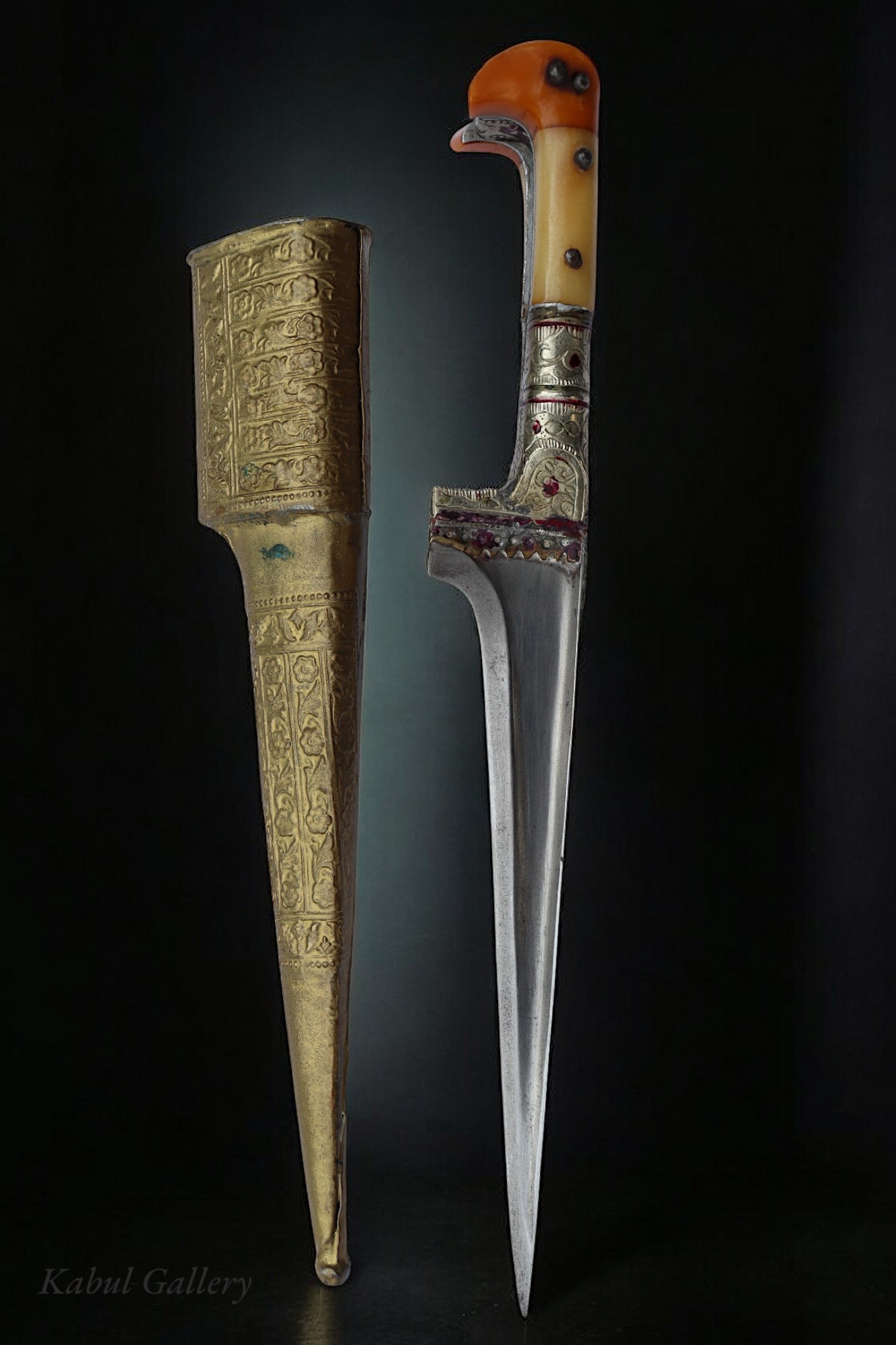 Antike Originale Afghan Khyber Messer Dolch choora dagger karud Pesh kabze waziri Khybermesser 19th to 20th Afghanistan Nr:MS25/ A1