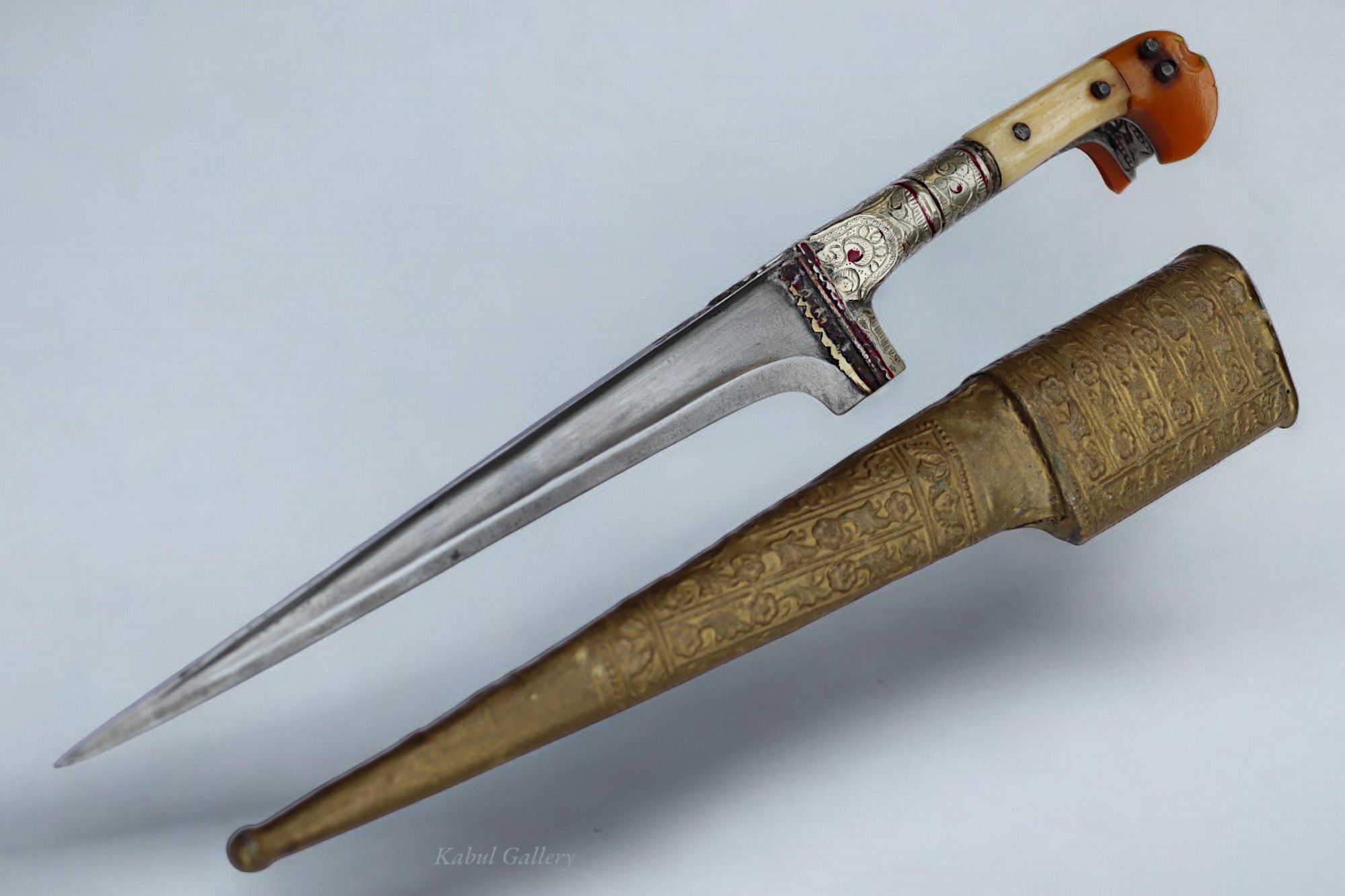 Antike Originale Afghan Khyber Messer Dolch choora dagger karud Pesh kabze waziri Khybermesser 19th to 20th Afghanistan Nr:MS25/ A1