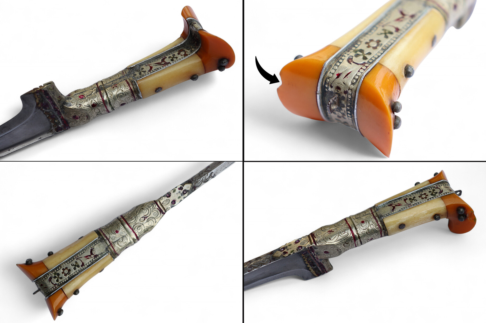 Antike Originale Afghan Khyber Messer Dolch choora dagger karud Pesh kabze waziri Khybermesser 19th to 20th Afghanistan Nr:MS25/ A1