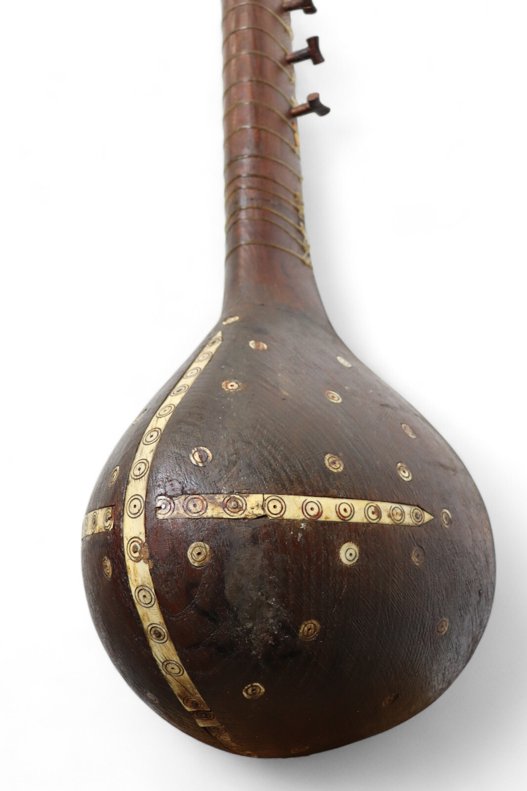 antik exotische traditionelle Volksmusikinstrument Afghanistan Tambur Tanbur tanboor Afghan Langhalslaute تنبور Nr-24a