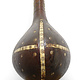 antique afghan folk music instrument Tambur Tanbur tanboor from Afghanaistan  with mother-of-pearl and bone inlaid  تنبور No:24A