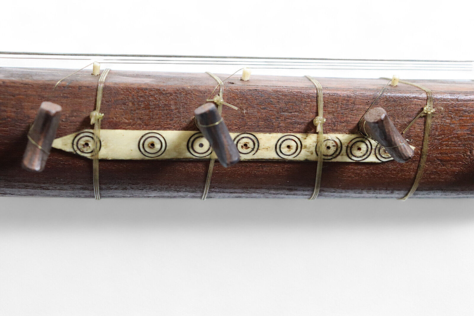 antique afghan folk music instrument Tambur Tanbur tanboor from Afghanaistan  with mother-of-pearl and bone inlaid  تنبور No:24A