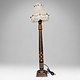 120 cm heigh vintage handmade solid wood and hand-carved oriental lamp Afghanistan Standard lamp Tall lamp Classic floor lamp No:MGL25M