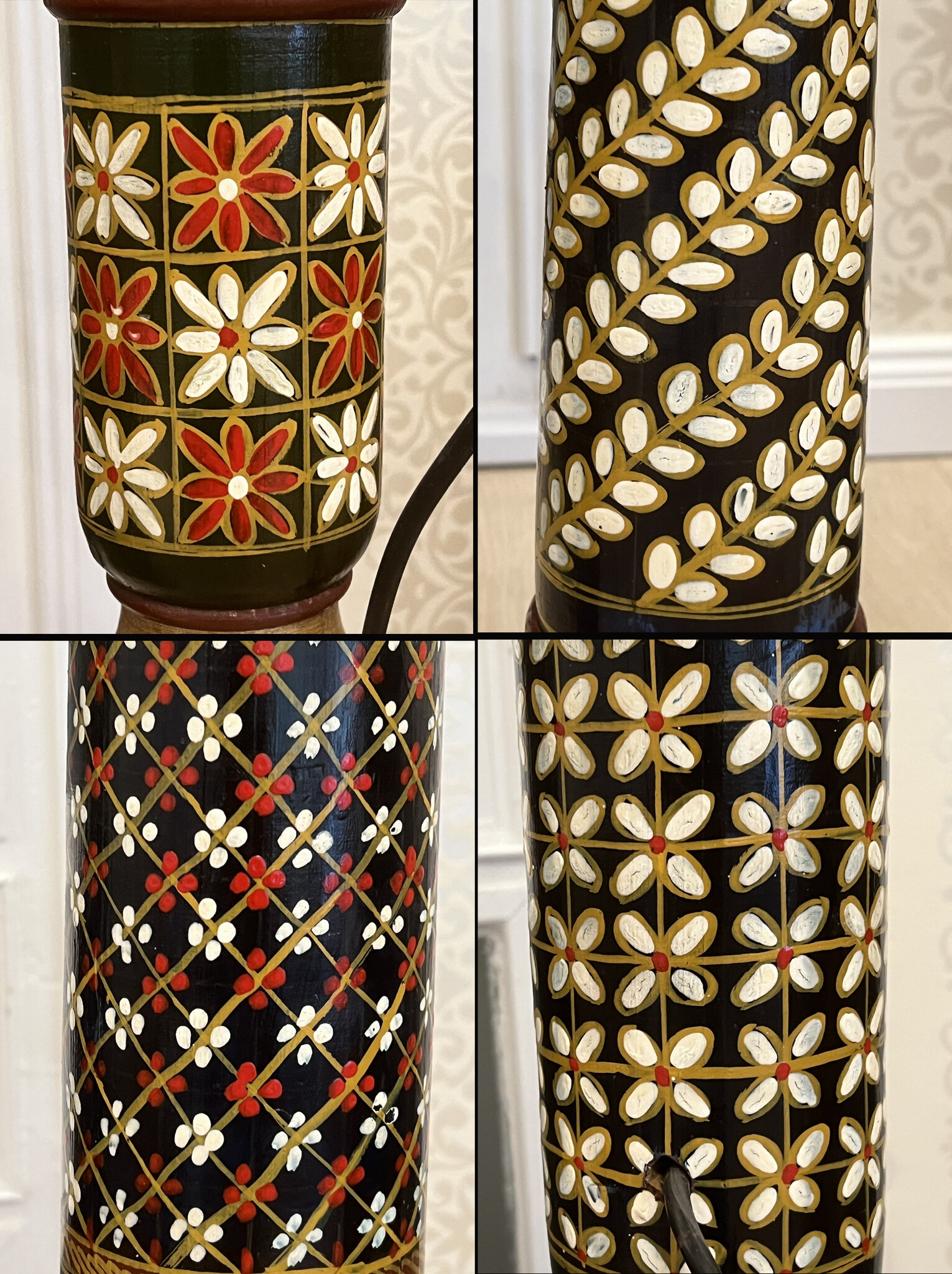 190 cm heigh vintage handmade solid wood and hand-carved oriental lamp Afghanistan Standard lamp Tall lamp Classic floor lamp No:MGL25L