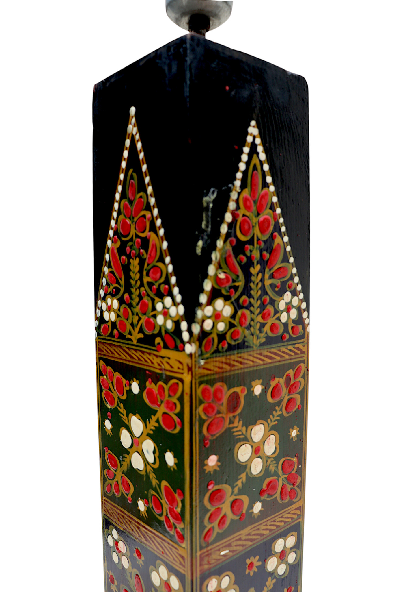 82 cm heigh vintage handmade solid wood and hand-carved oriental lamp Afghanistan Standard lamp Tall lamp Classic floor lamp No:MGL