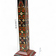 82 cm heigh vintage handmade solid wood and hand-carved oriental lamp Afghanistan Standard lamp Tall lamp Classic floor lamp No:MGL