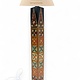 92 cm heigh vintage handmade solid wood and hand-carved oriental lamp Afghanistan Standard lamp Tall lamp Classic floor lamp No:MGL