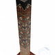 106 cm heigh vintage handmade solid wood and hand-carved oriental lamp Afghanistan Standard lamp Tall lamp Classic floor lamp No:MGL