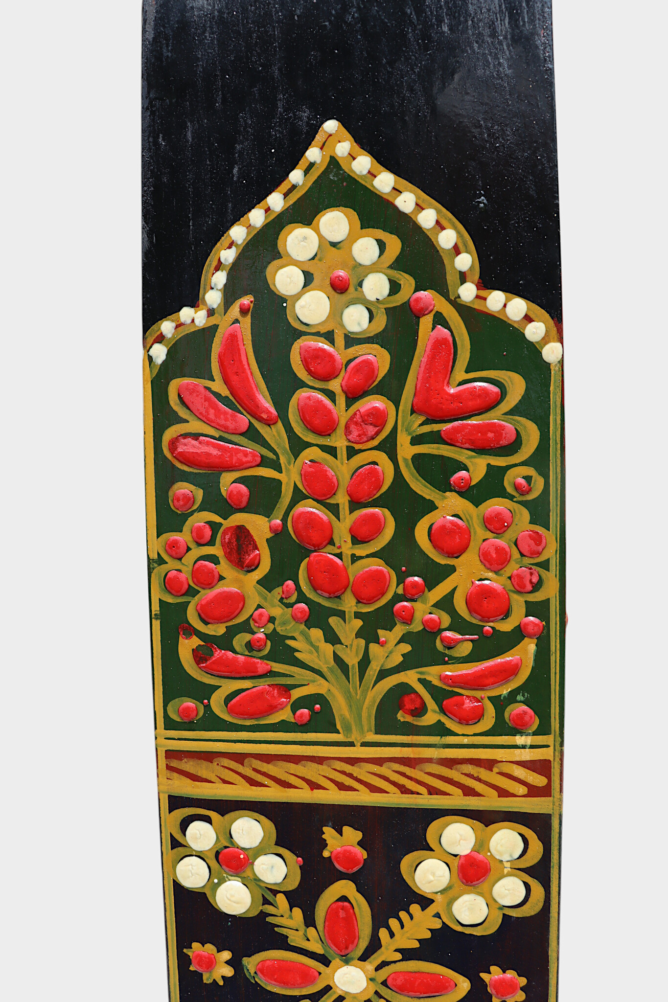 123 cm hoch vintage Massivholz handbemalt relief Miniaturmalerei orientalische Lampe Stehlampe Stehleuchte Flurlampe Afghanistan MGL