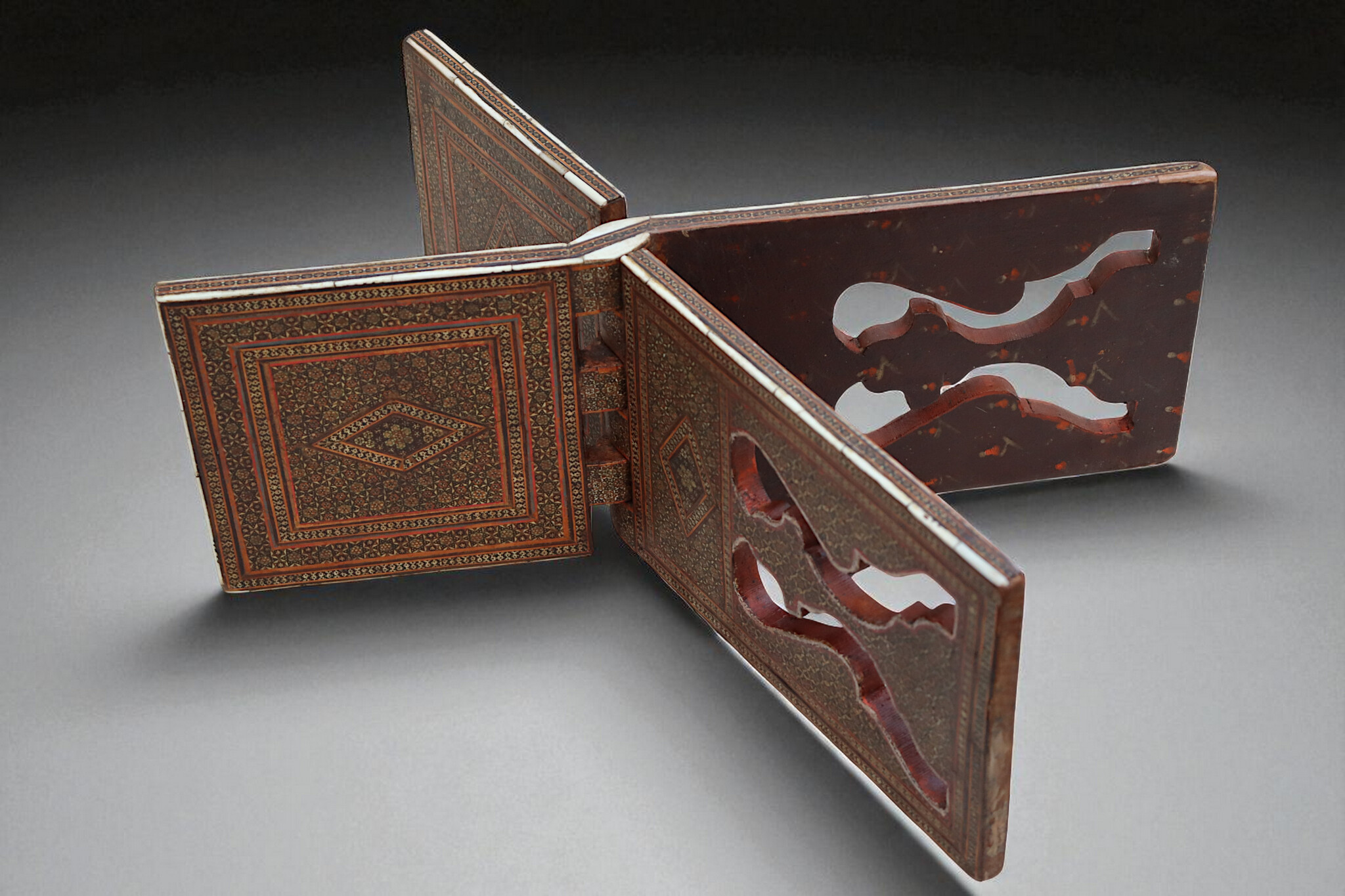 Khatam Kari' Koran stand 19th C.