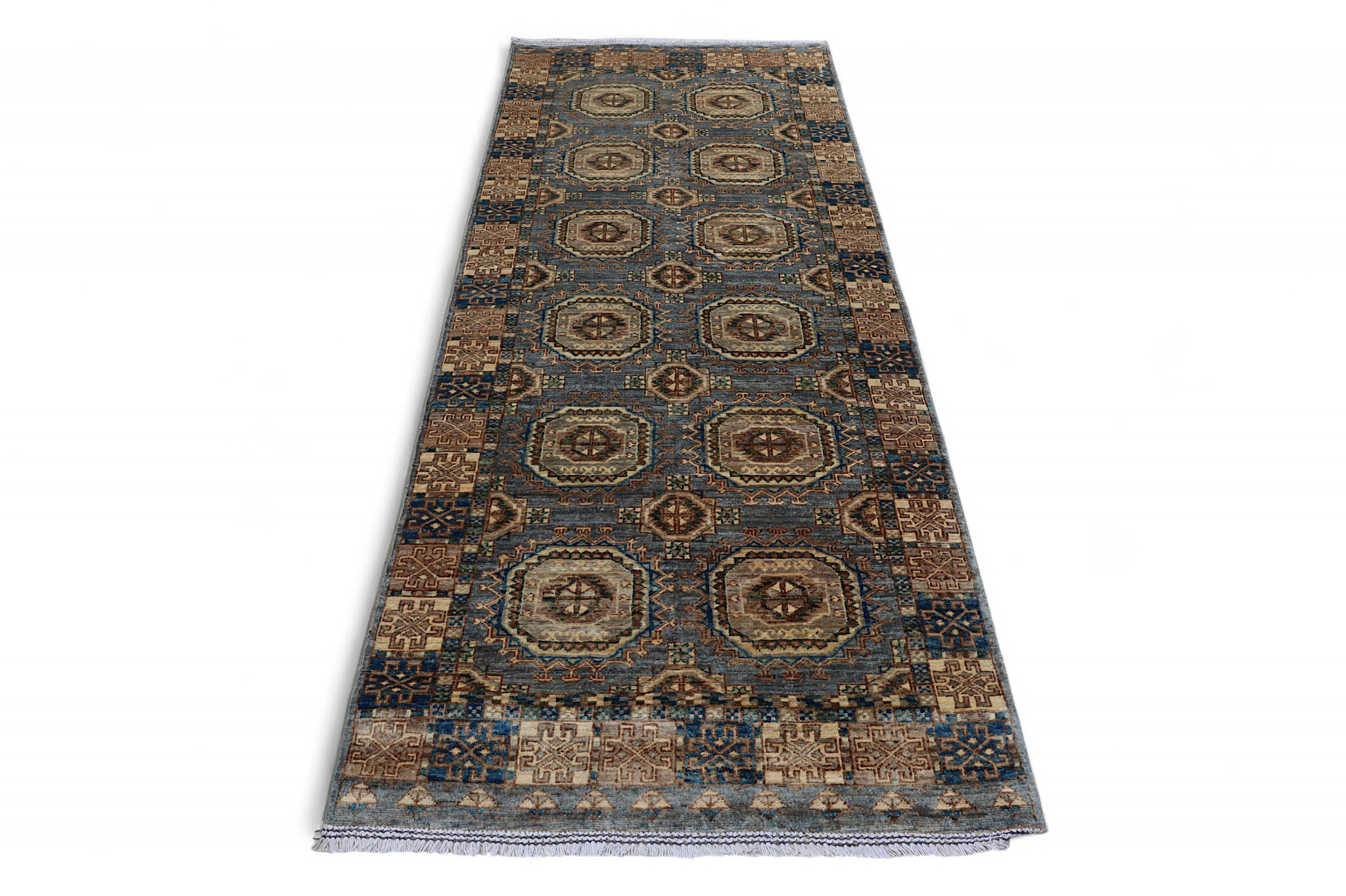 298x103 cm handgeknüpfte Afghan orientteppich nomad rug Carpet ziegler Teppich Flur Teppich Läufer chobi Teppich Ahmad