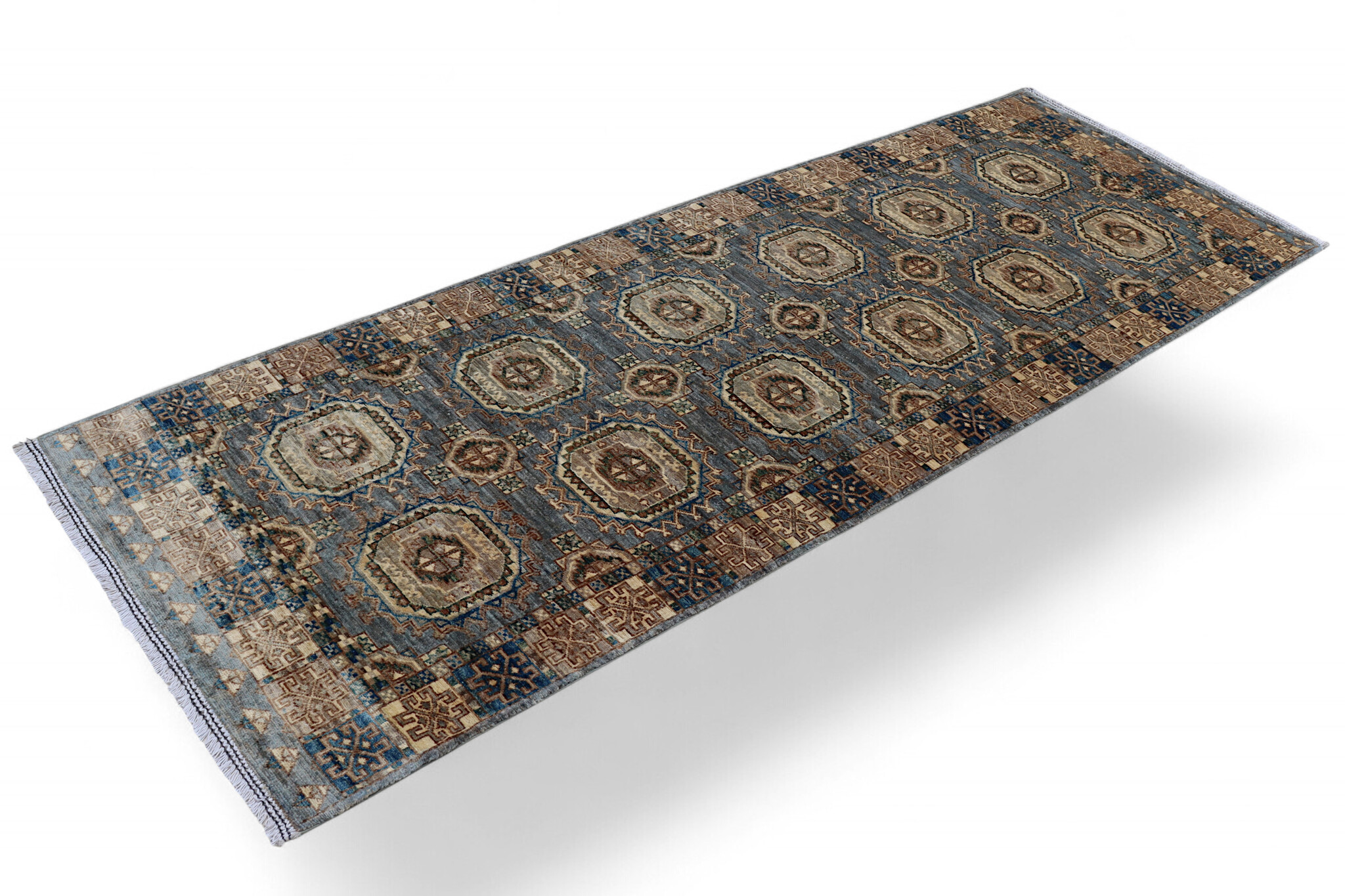 298x103 cm handgeknüpfte Afghan orientteppich nomad rug Carpet ziegler Teppich Flur Teppich Läufer chobi Teppich Ahmad